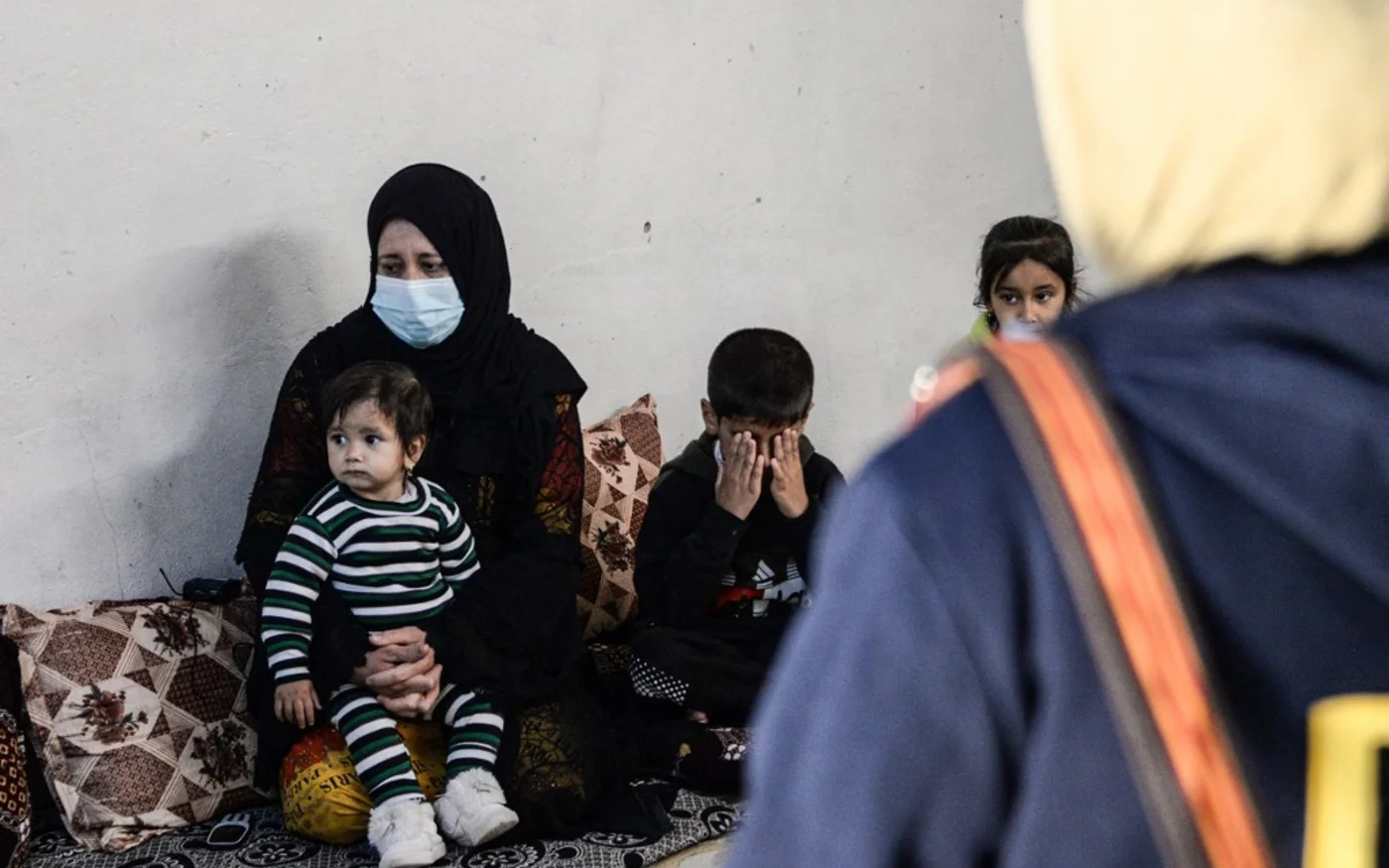 Vivant dans une région rurale, Alia n’a pas fait enregistrer son mariage ni cette naissance (AFP/Zaid al-Obeidi)