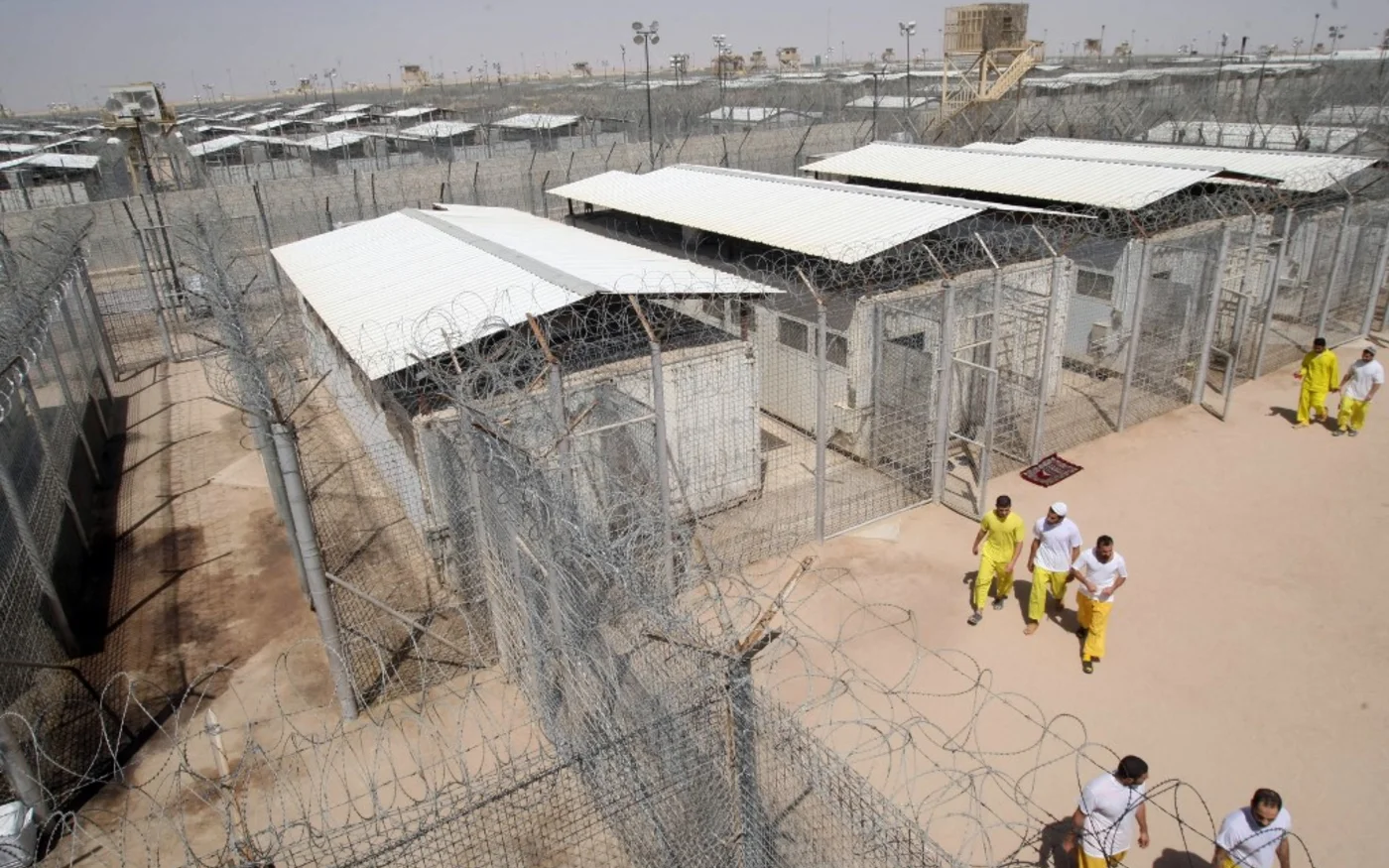 Le Camp Bucca en périphérie de Bassora en Irak, en septembre&nbsp;2009 (AFP)