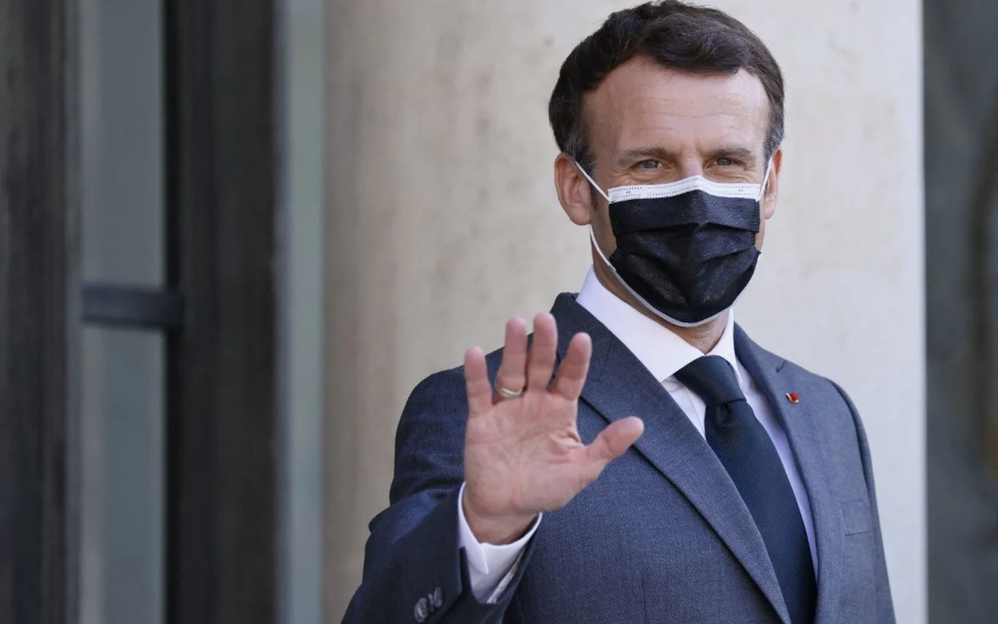 Le président français Emmanuel Macron à Paris, le 29&nbsp;mars&nbsp;2021 (AFP)