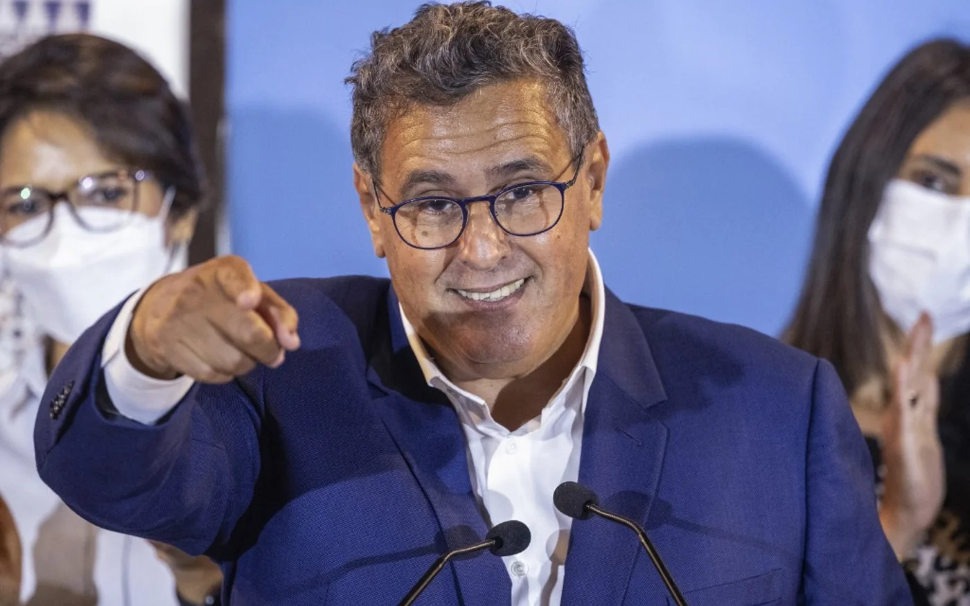 Le chef du gouvernement Aziz Akhannouch serait, selon Mohamed Ziane, impliqué dans une structure occulte du pouvoir (AFP/Fadel Senna)