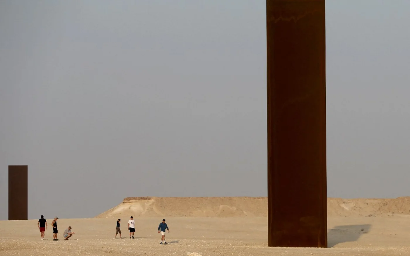 Richard Serra, 83 ans, est l’un des sculpteurs américains vivants les plus connus (AFP/Mustafa Abumunes)