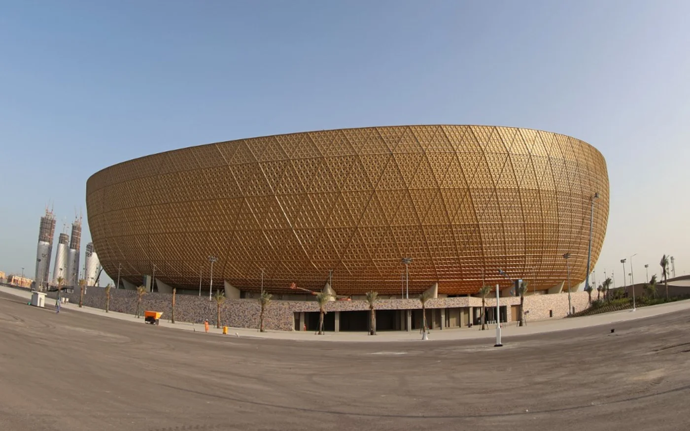 Le stade de Lusail, le plus grand de la compétition, devrait être transformé en un lieu à caractère social économique ou éducatif (AFP/Karim Jaafar)