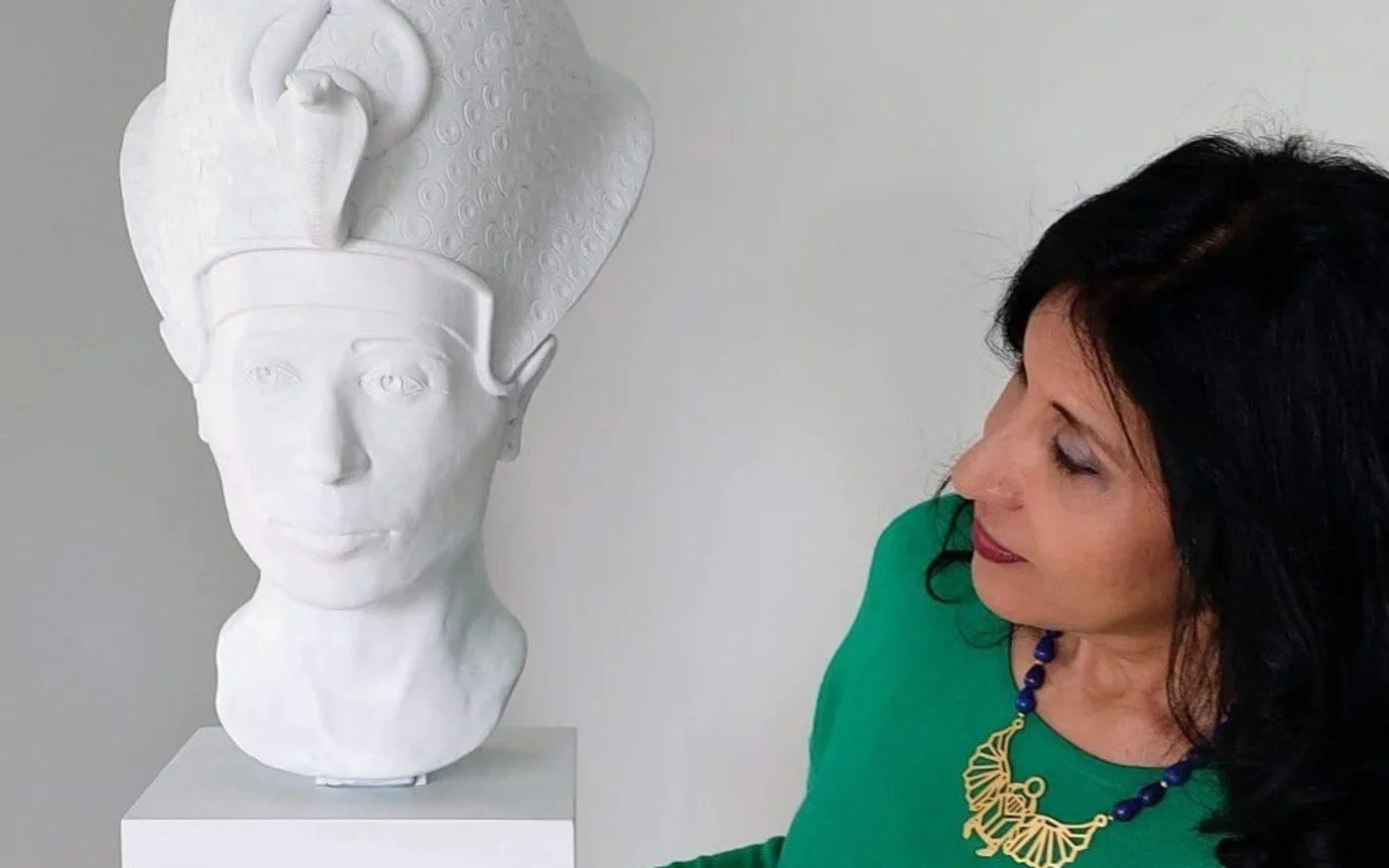 Le Dr Saleem a reconstitué le visage du roi Toutânkhamon à partir du scanner de sa momie (MEE/photo fournie)