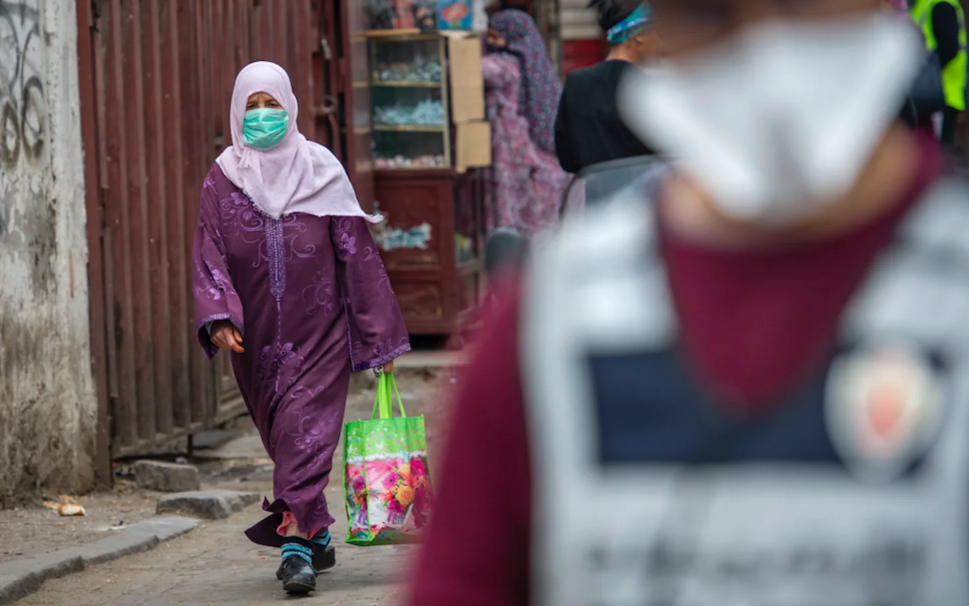 Au Maroc, 3 568 cas de contamination ont été officiellement décomptés, dont 155 décès (AFP)