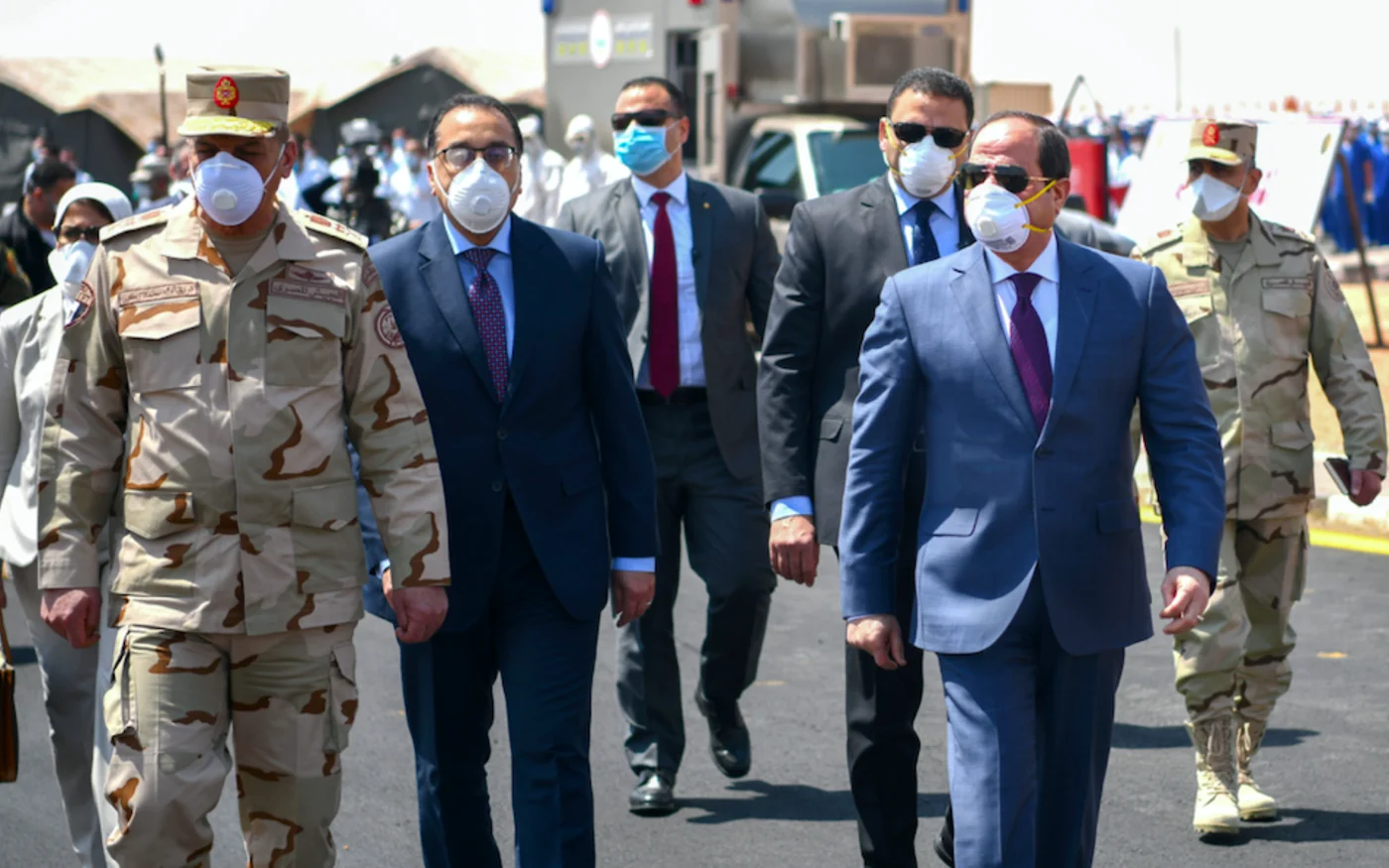 Au pouvoir depuis 2014, le président Abdel Fattah al-Sissi mène sous l’égide du FMI une politique d’austérité très impopulaire (AFP)