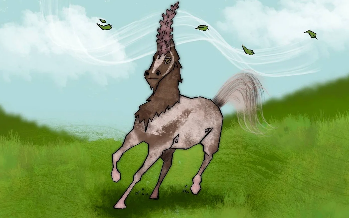 Le shâdhavâr possède une corne dotée de creux qui composent une mélodie (MEE/Mohammad Elaasar)