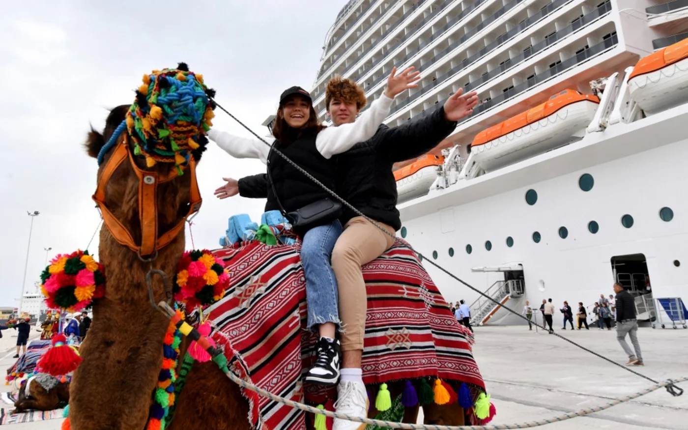 Pour 2023, le pays peut faire face à des échéances estimées à 21 milliards de dinars, grâce notamment au tourisme. Mais la situation pourrait être différente en 2024 (AFP/Fethi Belaïd)