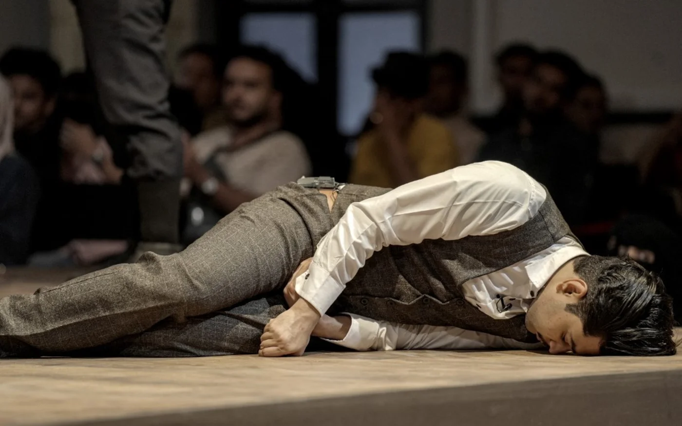 La pièce a été adaptée de l’anglais de Shakespeare vers l’arabe classique puis vers le dialecte spécifique d’Aden (AFP/Saleh al-Obeidi)