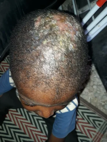 A recent photo of one of Yacina Alimayu's nephewsat al-Hawl camp (Courtesy: Yacina Alimayu)