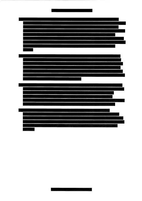 Redacted material