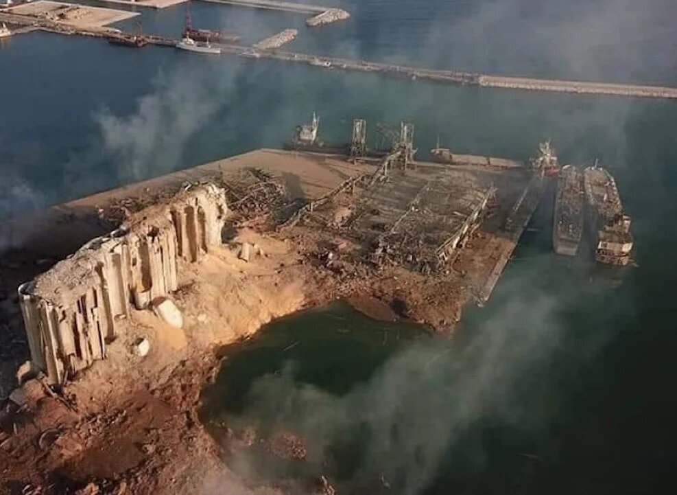 Explosion à Beyrouth, le 4 août 2020 (Twitter)