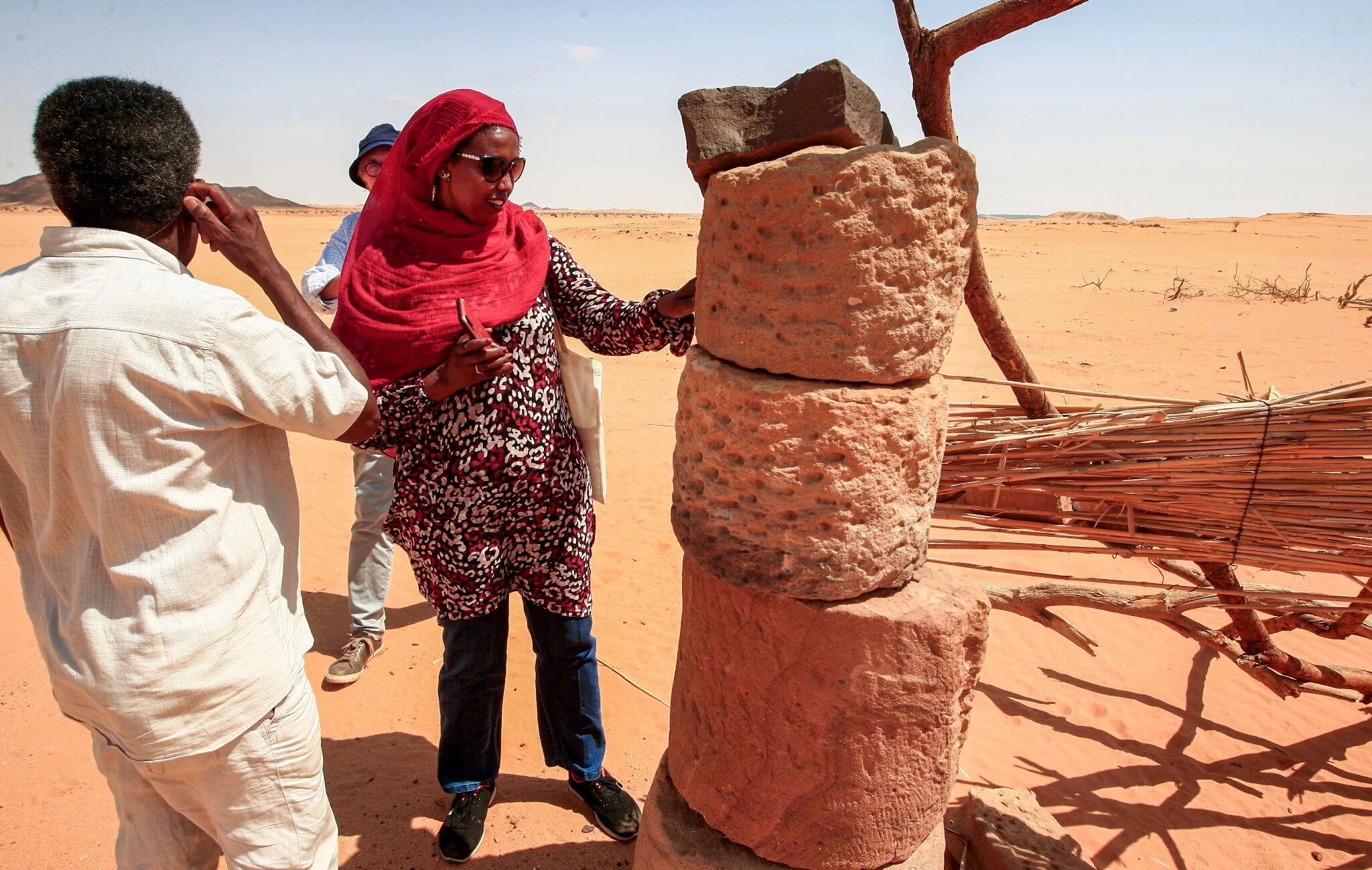 Site millénaire de Jabal Maragha dans le désert de Bayouda, au nord du Soudan