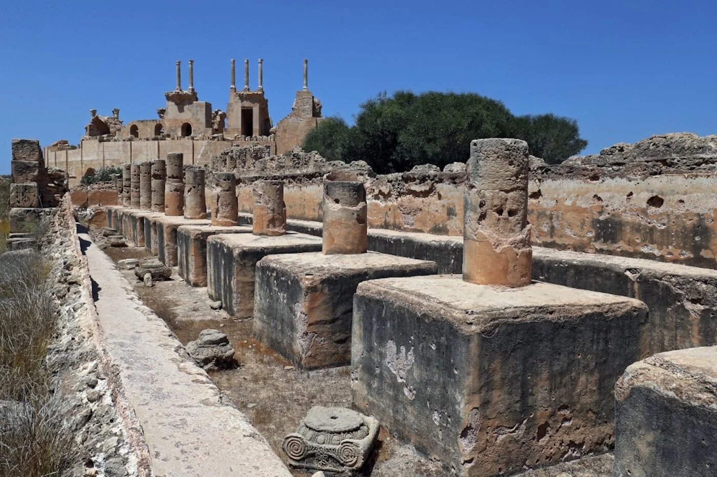 Leptis Magna, la « Rome d’Afrique » oubliée (AFP/Mahmud Turkia)