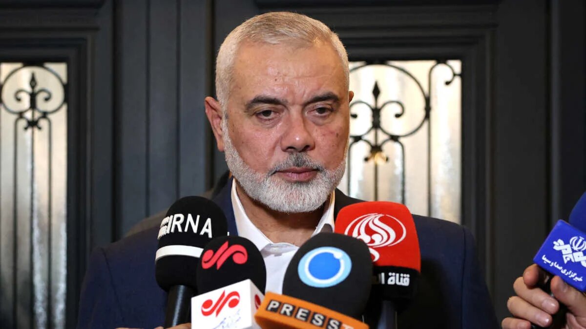 Ismaël Haniyeh a salué le « martyre » de trois de ses fils et de quatre petits-enfants (AFP)