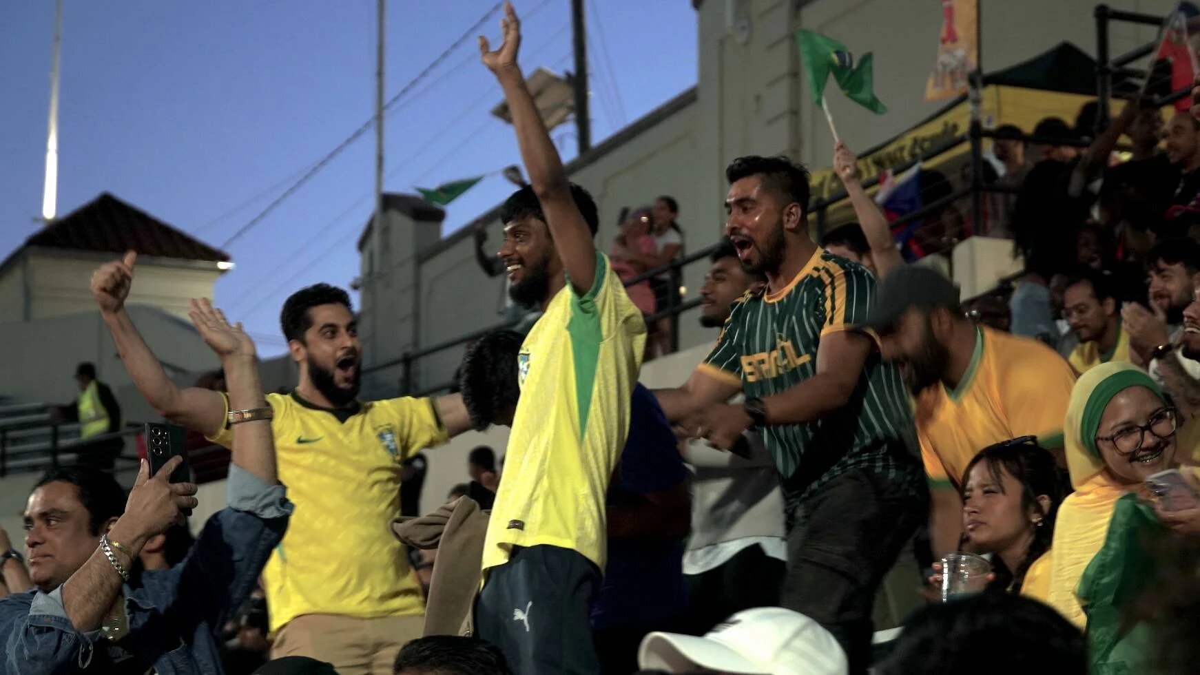 With a large Brazilian community in New Jersey, several other immigrant communities have also adopted the team for the tournament (Azad Essa/MEE)