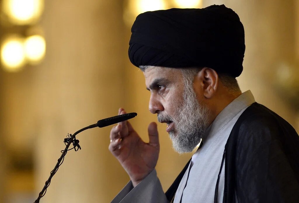  Le principal atout politique de Moqtada al-Sadr est qu’il est l’héritier de l’une des familles les plus importantes de l’islam chiite (Haidar Hamdani/AFP)