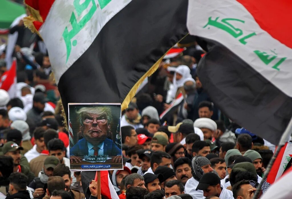 Marche contre la présence américaine en Irak, le 24 janvier 2020 (AFP)