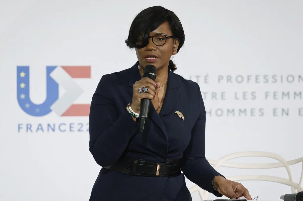 L’ex-ministre déléguée en charge de l’Égalité entre les femmes et les hommes, Élisabeth Moreno, a été investie le 13 mai sur la zone électorale très convoitée de la neuvième circonscription, qui couvre le Maghreb et l’Afrique de l’Ouest, à l’exception du Bénin, du Nigeria, du Ghana et du Togo (AFP/Ludovic Marin)