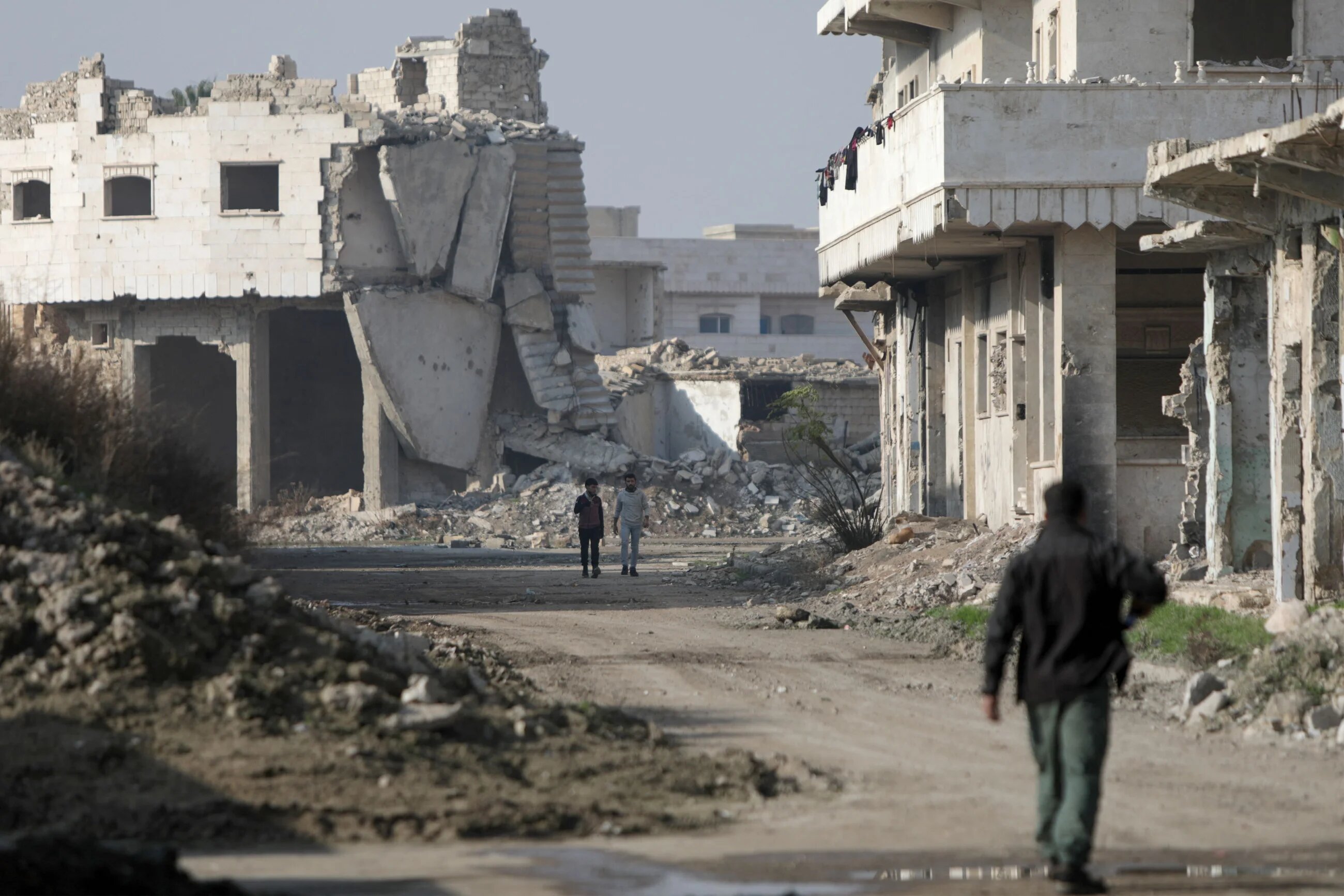 The Syrian opposition still controls some of northern Syria, areas which have been pummelled by the government (AFP)