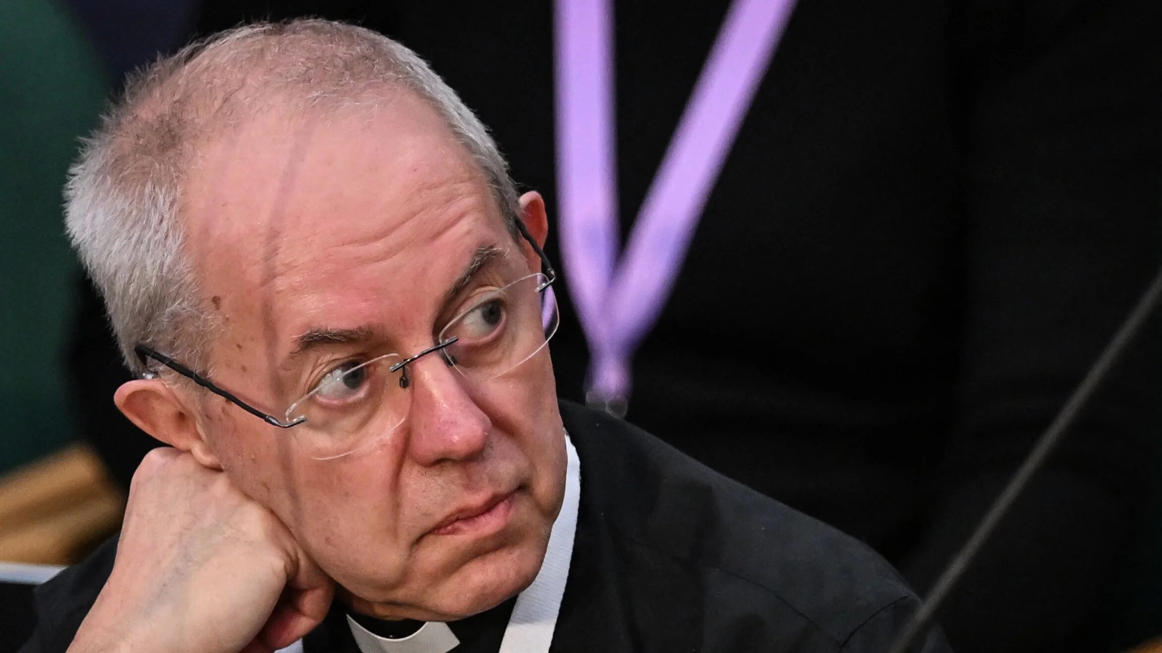 Archbishop of Canterbury Justin Welby in London, on 7 February (AFP)