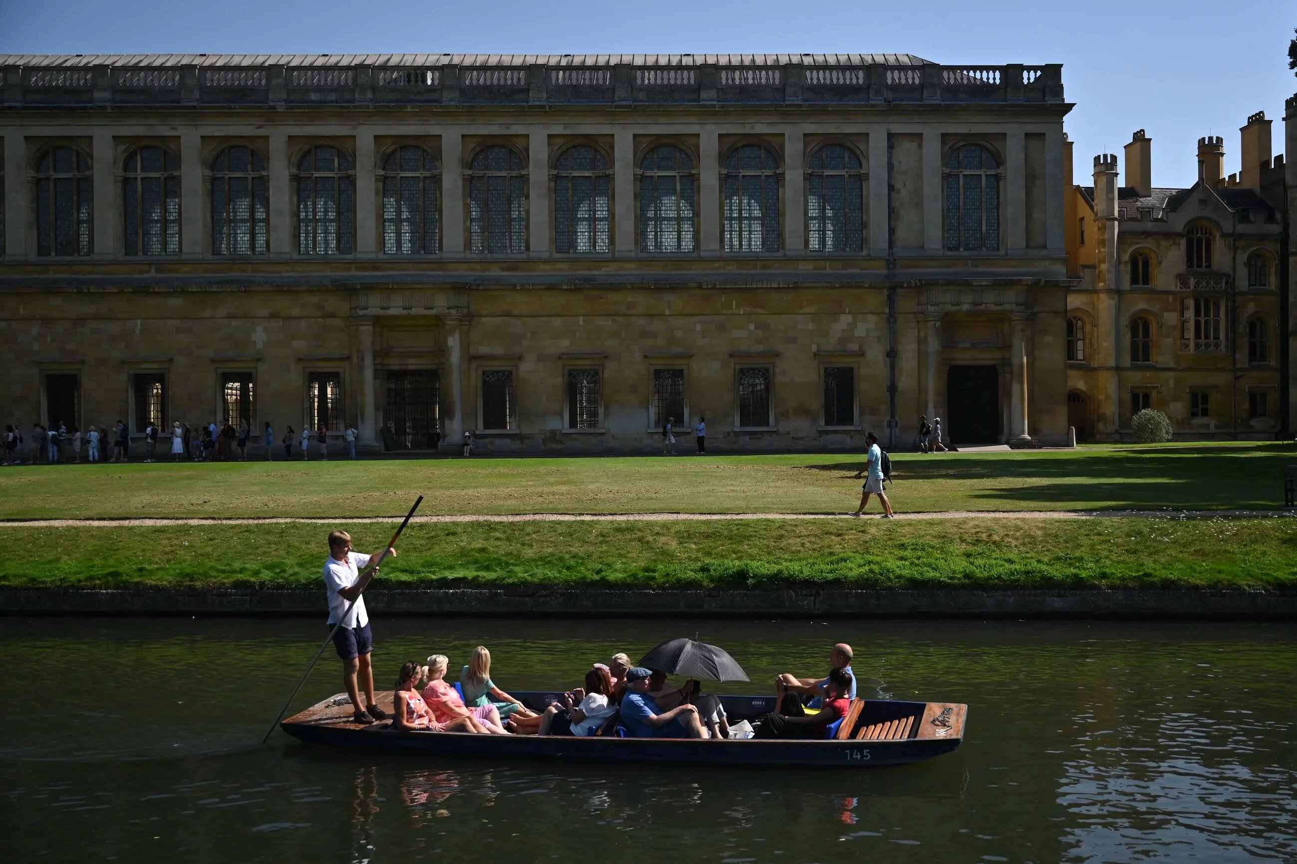 The River Cam flowing through Cambridge. (AFP)