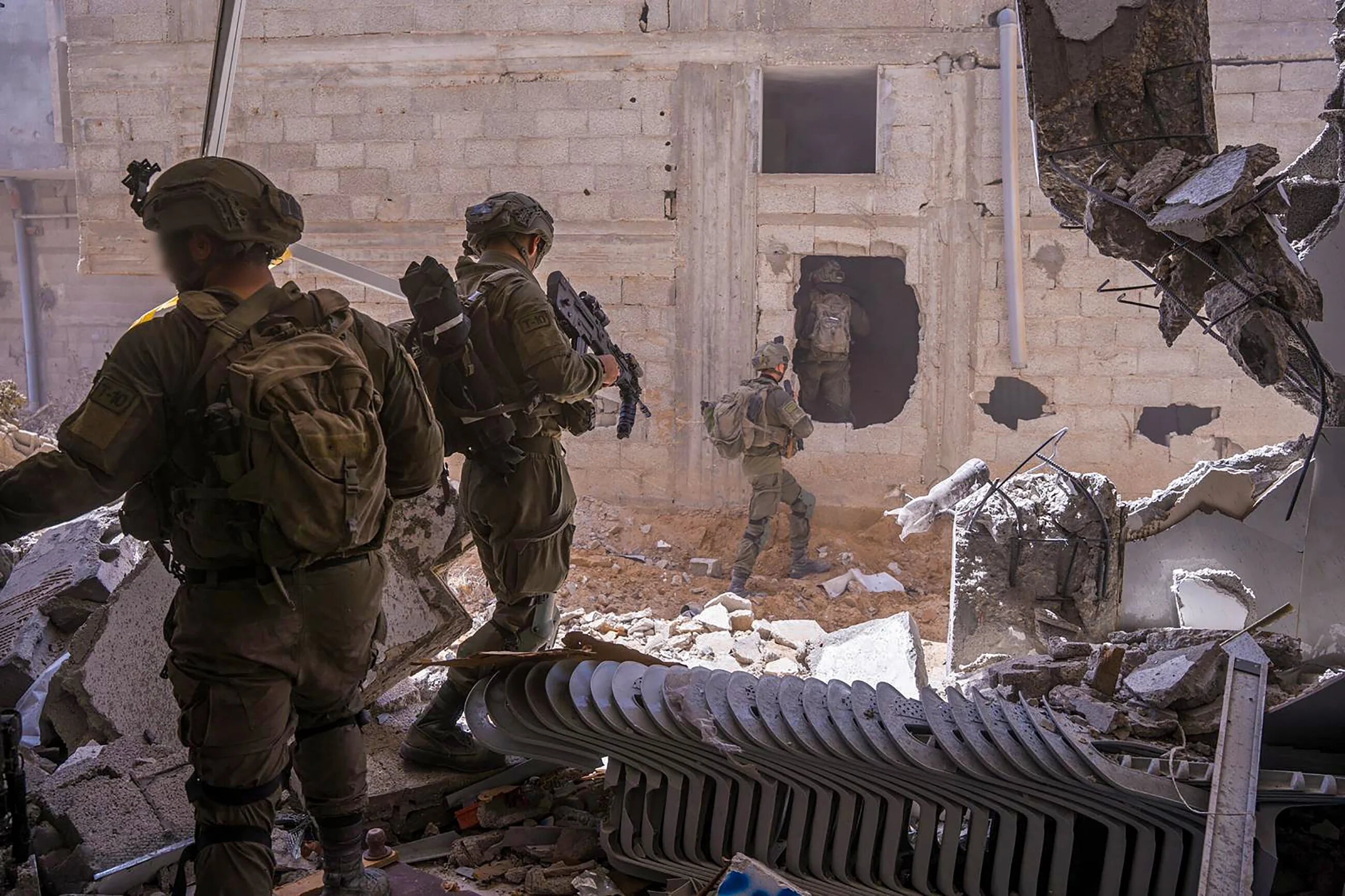 Handout picture released by the Israeli army in late July, 2024, showing Israeli troops on the ground in Gaza (AFP/ Israeli Army)