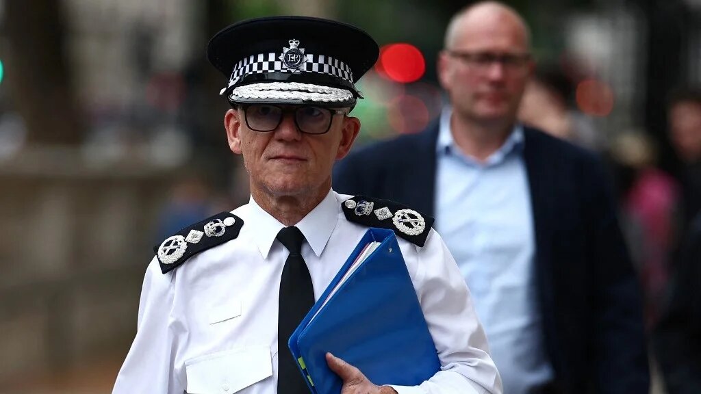 Britain's Metropolitan Police Commissioner Mark Rowley arrives at the Cabinet Office in central London on August 8, 2024