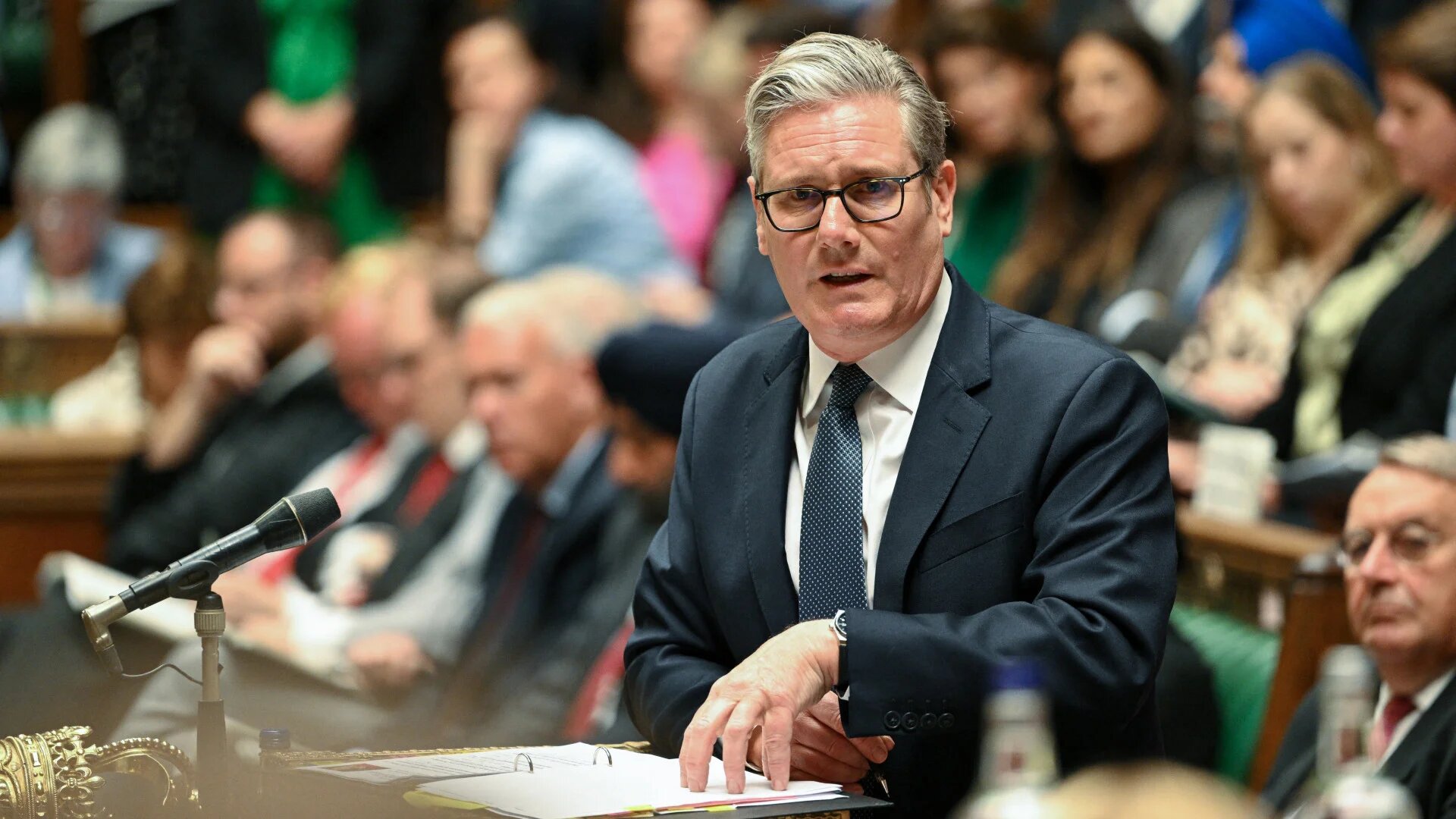 UK Prime Minister Keir Starmer speaks in the House of Commons on 2 July 2025, ahead of a key vote on Labour’s controversial welfare bill (UK Parliament handout)