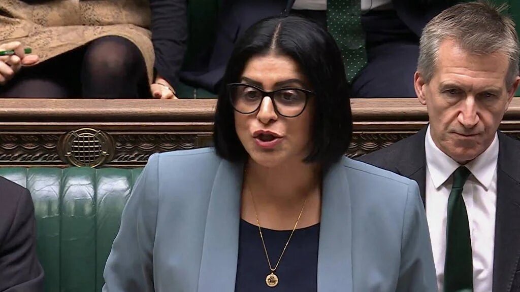 Britain's Home Secretary Shabana Mahmood, makes a statement on new reforms to seeking asylum in the UK on Monday. (AFP)