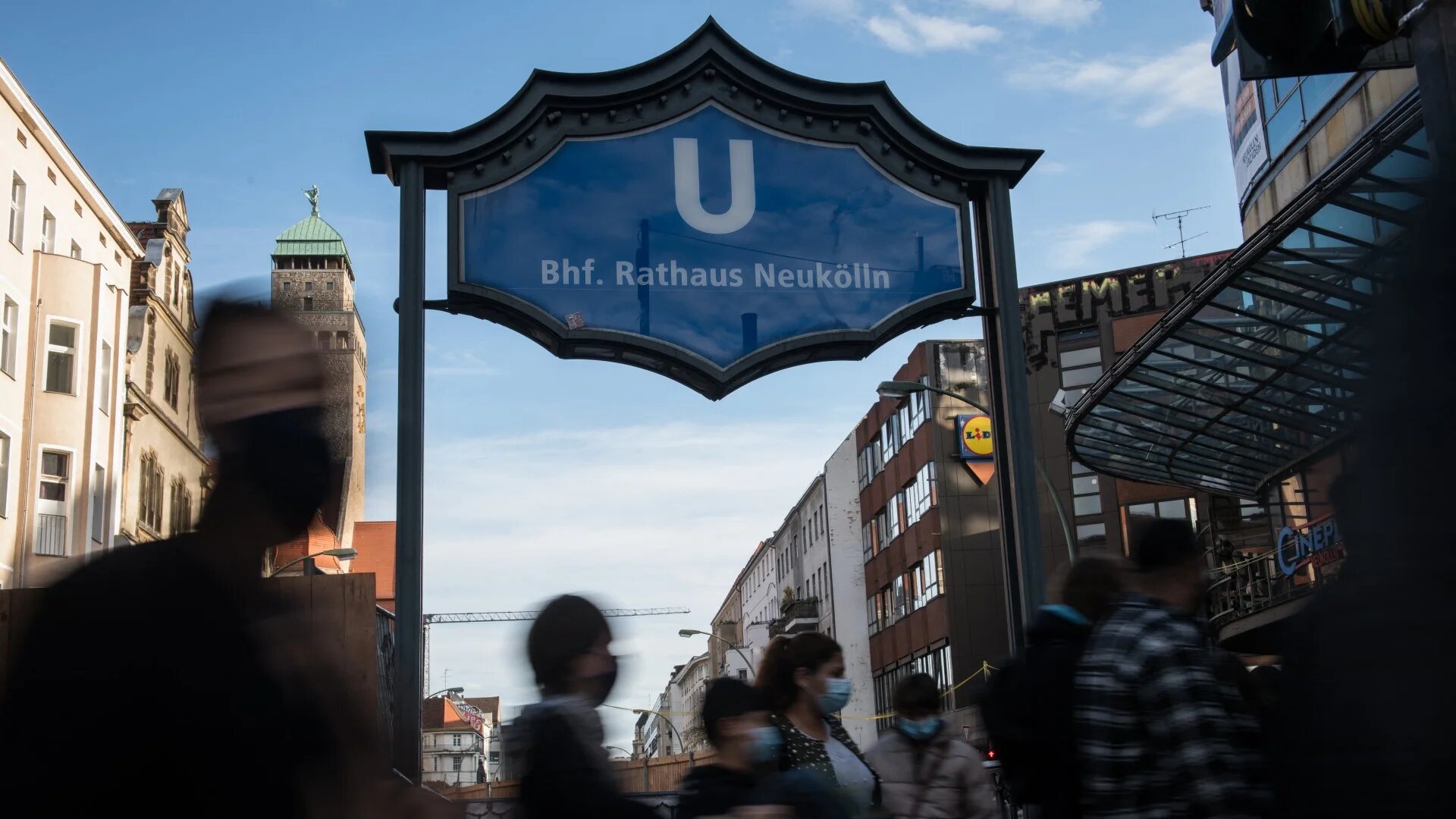 Middle Eastern restaurants, bustling markets and a large Muslim community characterise Berlin's southeastern district of Neukölln (AFP/Stefanie Loos).