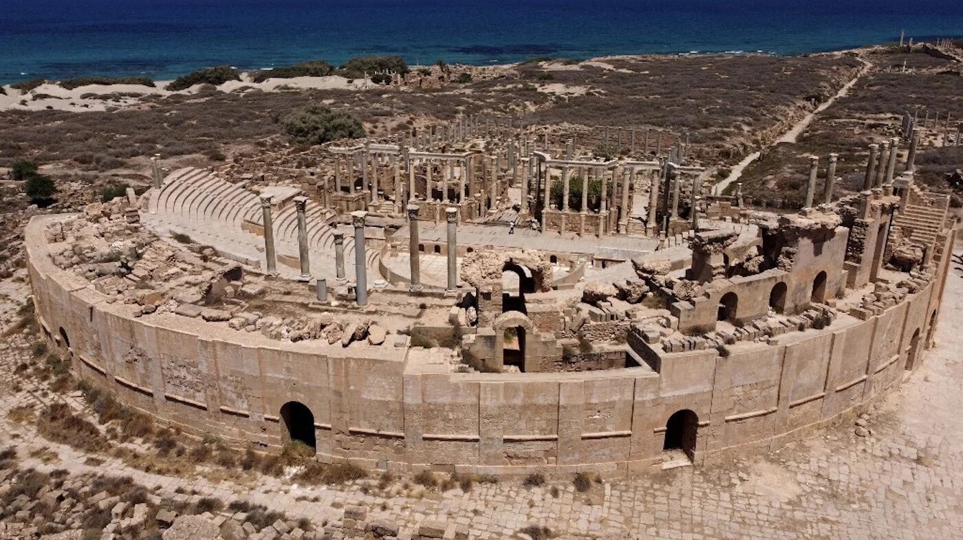 Leptis Magna, la « Rome d’Afrique » oubliée (AFP/Mahmud Turkia)