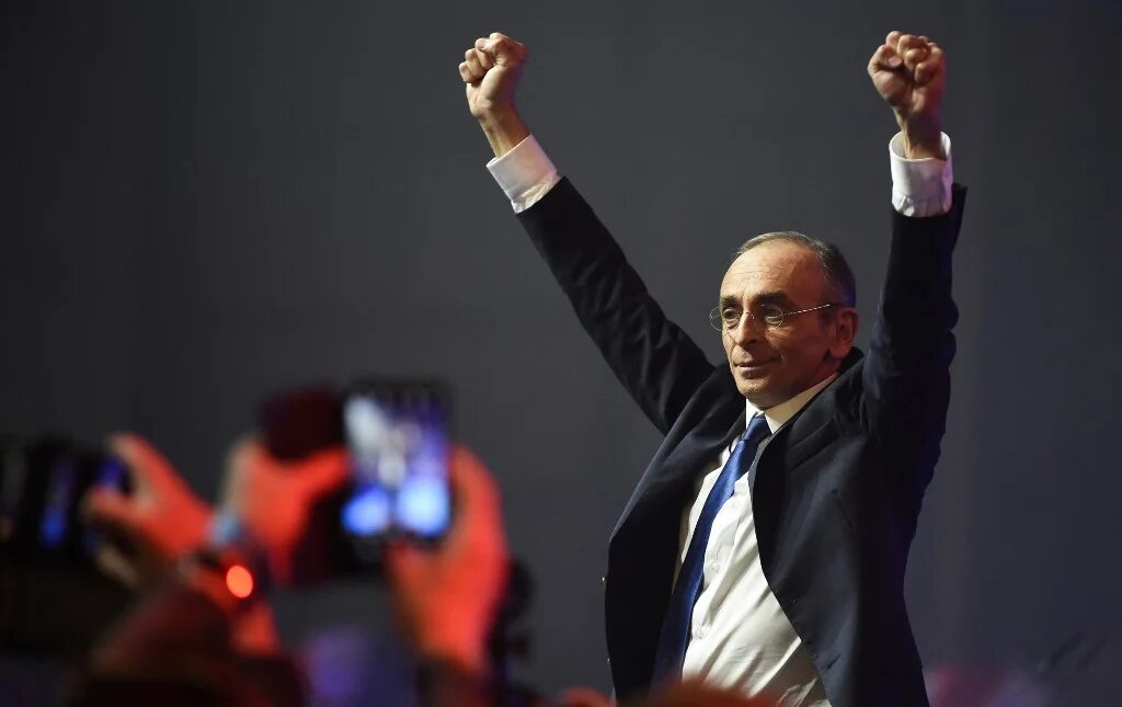 Meeting du candidat Éric Zemmour à Lille (nord de la France), le 5 février 2022 (AFP/Julien De Rosa)