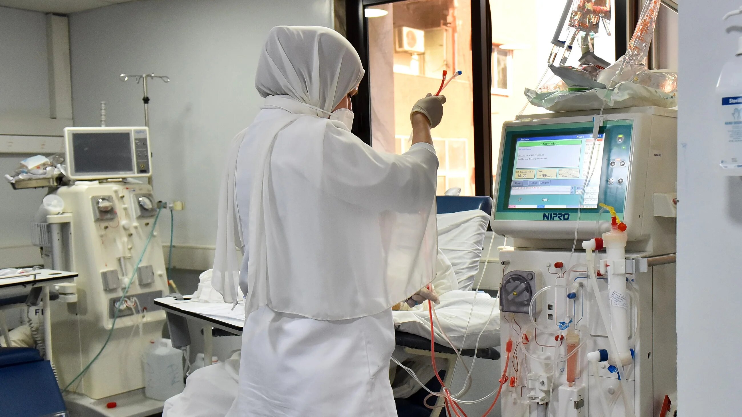 A view of the Bahman hospital in Beirut, Lebanon, on 11 August 2021 (Reuters) 