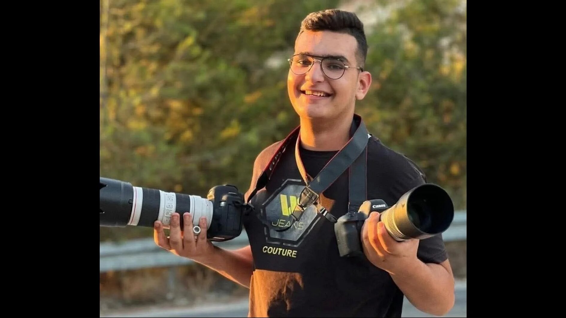 Ahmad Hatem Khdeirat, 22, was arrested on 23 May, 2025 and held in Negev Prison for most of his detention (X)
