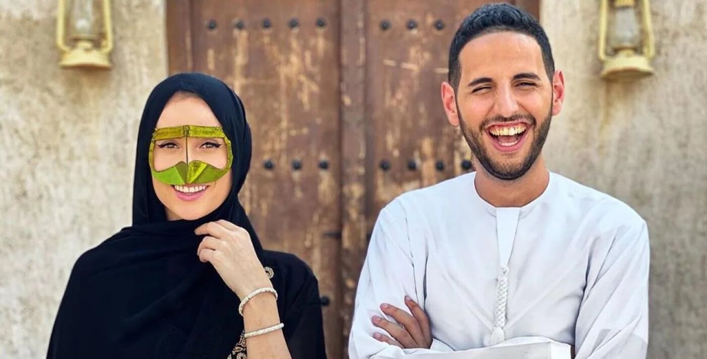 Une photo partagée par « Nas Daily » sur Instagram pendant une visite aux Émirats arabes unis