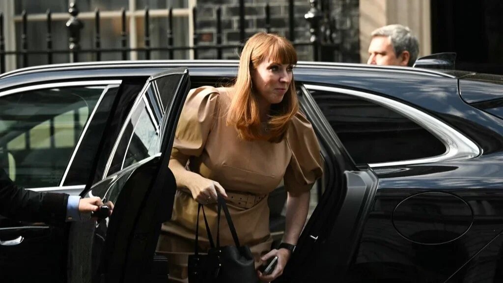Britain's Deputy Prime Minister and Housing, Communities and Local Government Secretary Angela Rayner arrives at 10 Downing Street on 21 May (AFP)