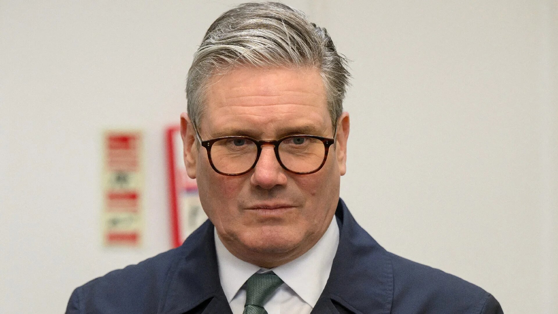 Prime Minister Keir Starmer visits the community kitchen at the Newquay Orchard on 10 February in Newquay, Britain (Reuters)