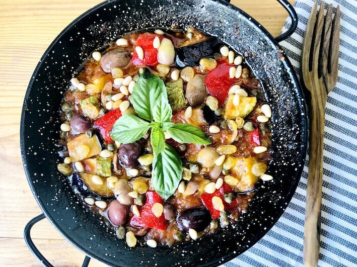 « La caponata est idéale pour accompagner les grillades de poisson ou de viande » (MEE/Foued Frini)