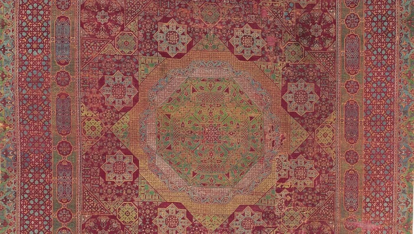 Le tapis mamelouk Bardini-Pisa-Cini, célèbre pour ses motifs et son exécution quasi parfaite (Christie’s)