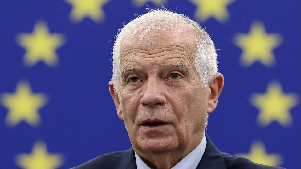 European Union High Representative for Foreign Affairs and Security Policy Josep Borrell during a debate on Gaza,  European Parliament, Strasbourg, 22 November 2023 (Frederick Florin/AFP)