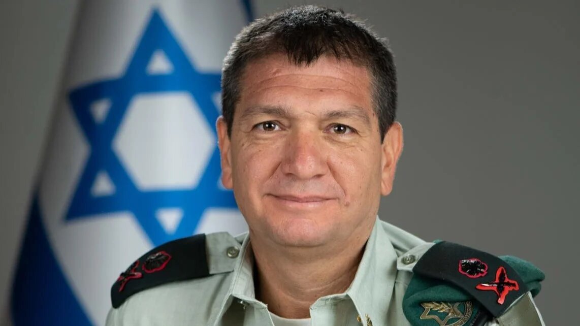 A picture of Major General Aharon Haliva taken by an Israeli army spokesman (Israeli army)