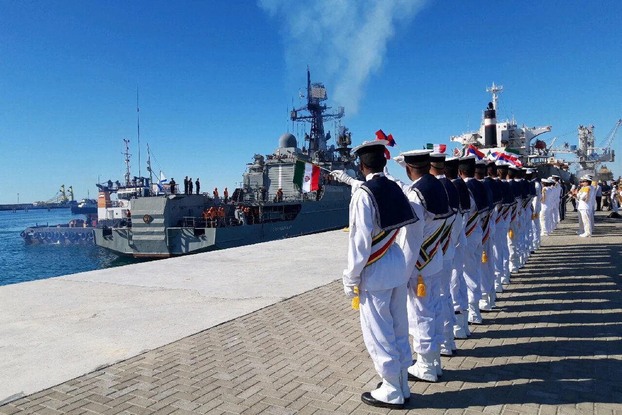 Iran Russia China naval exercise 2019 AFP