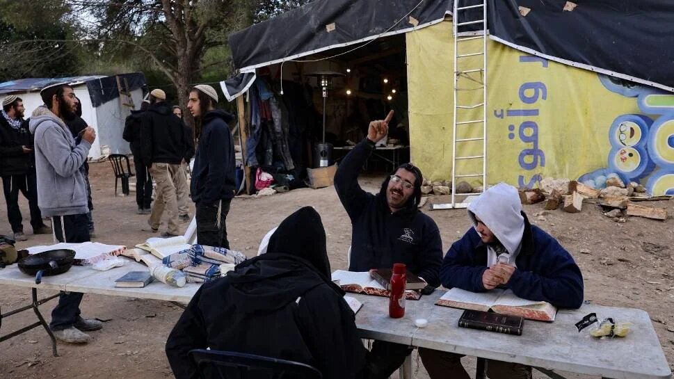 Earlier this month, the Supreme Court ruled that the state must provide an update within two months on the state of the evacuation of the Homesh outpost (AFP)