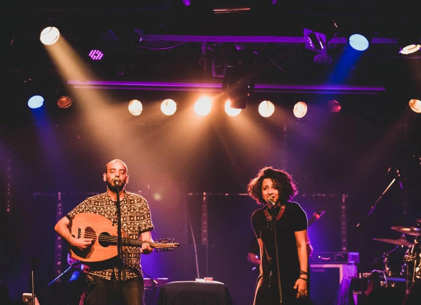La chanteuse Maryam Saleh se produit au festival AL.Berlin en 2019 (avec l’aimable autorisation de Carmel Alabbasi)