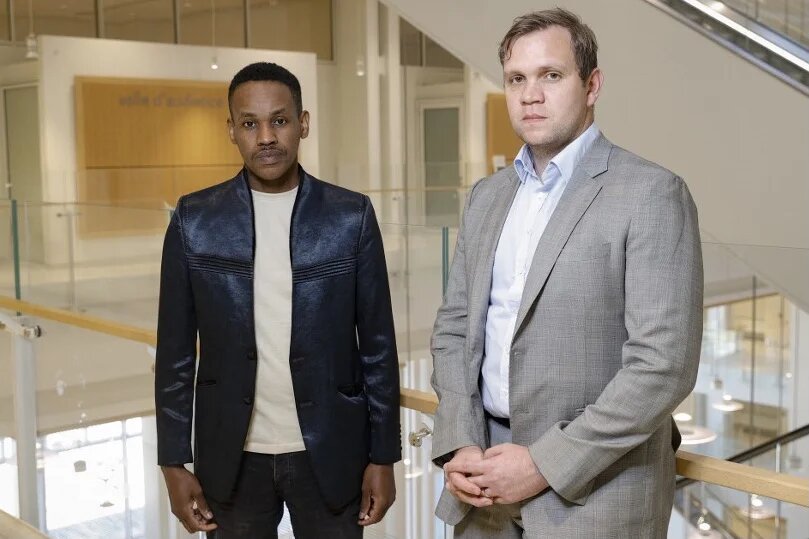 Ali Issa Ahmad (L) and Matthew Hedges (R) claim they were tortured while being detained in the UAE (AFP)