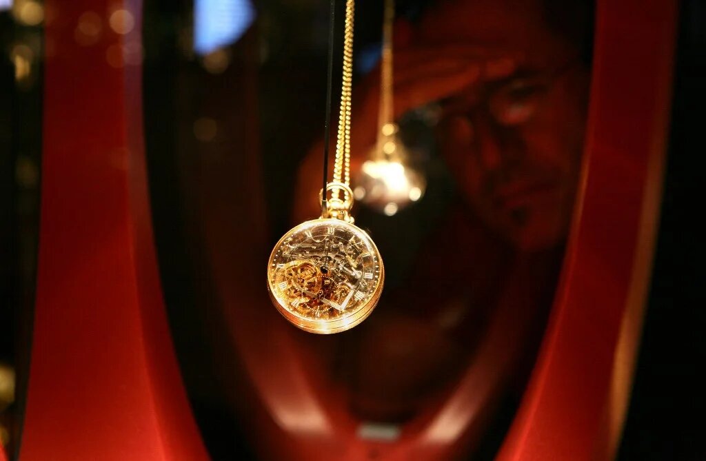 A pocket watch made for French Queen Marie Antoinette by famous watchmaker Abraham Louis Breguet