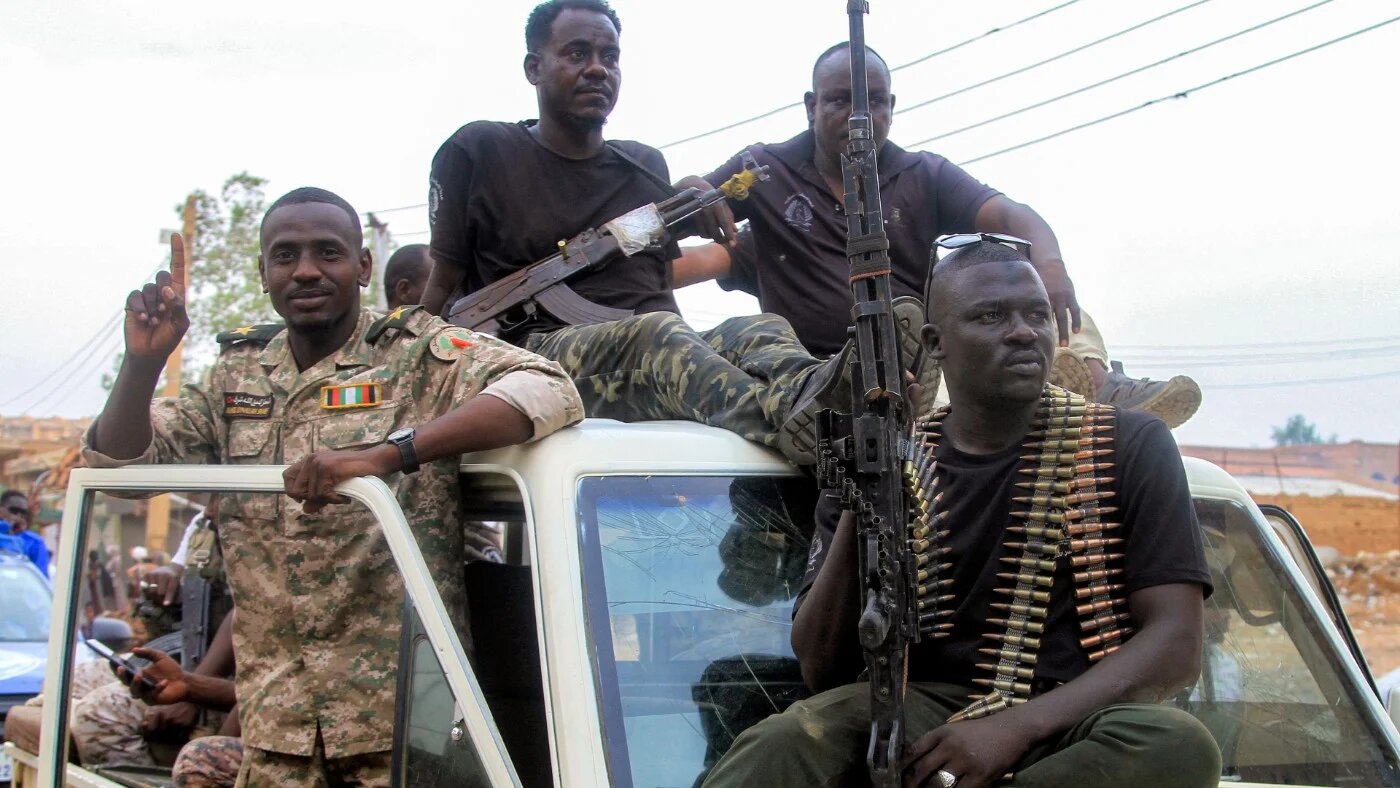 Sudanese army soldiers pictured in Khartoum on 23 August 2025 (Ebrahim Hamid/AFP)
