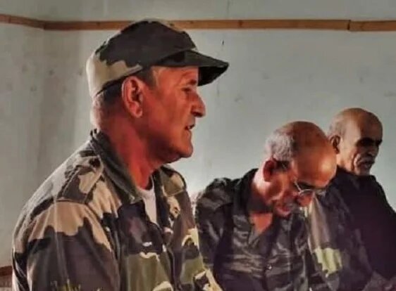 Addah al-Bendir, au premier plan, un spécialiste du génie militaire, selon le témoignage d’un ancien officier du Polisario (Twitter)