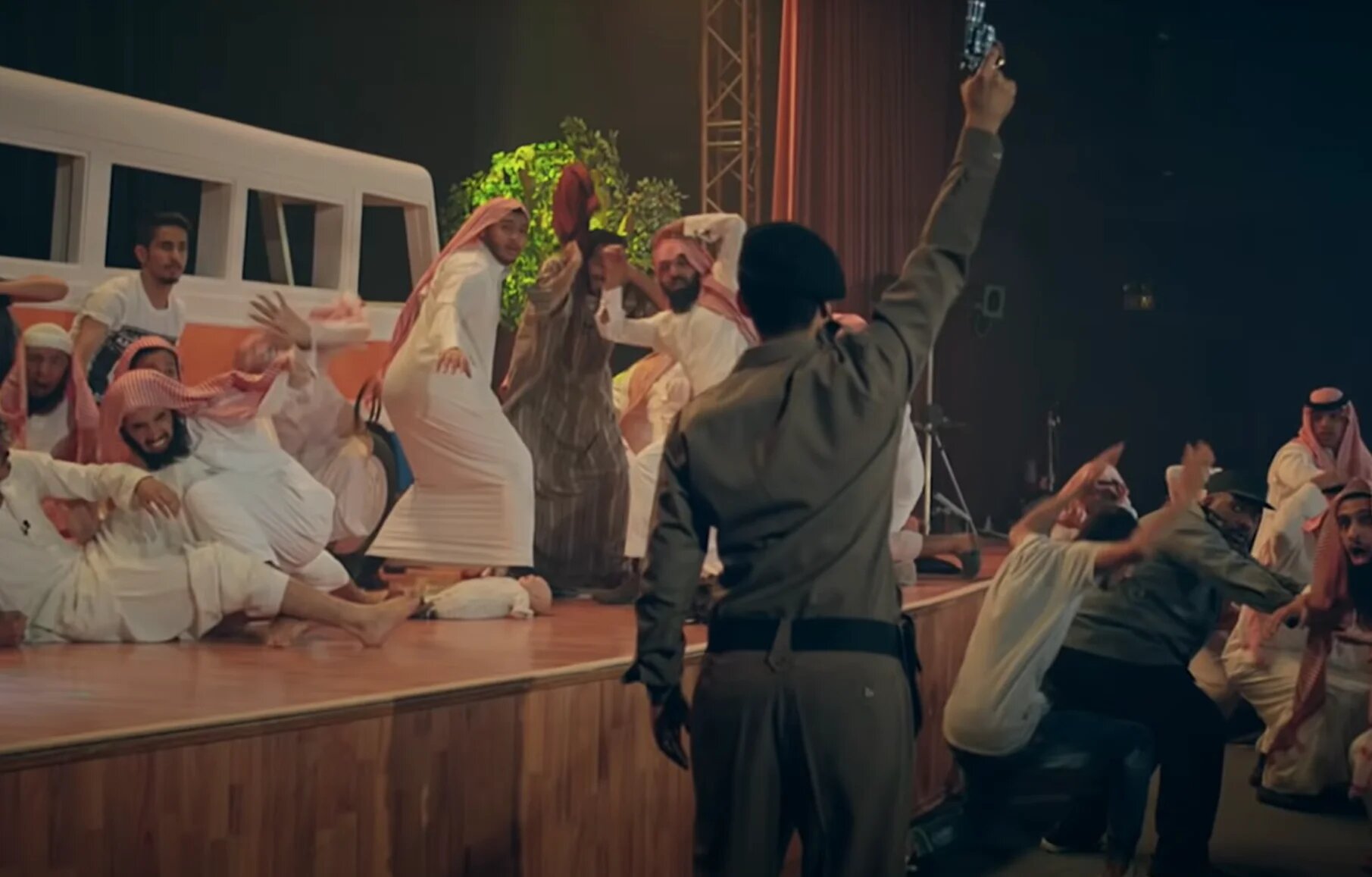 Wasati fait partie de Six regards sur le désert, une anthologie de courts métrages saoudiens (capture d’écran Netflix)