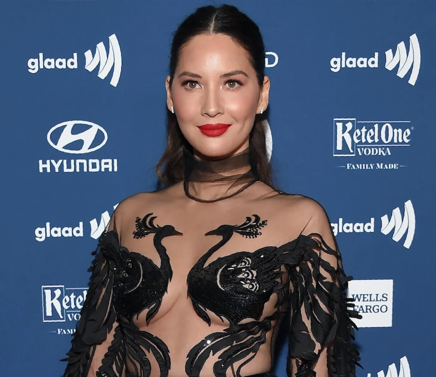 L’actrice américaine Olivia Munn a connu le succès grâce à son rôle de journaliste dans la série The Newsroom (AFP)